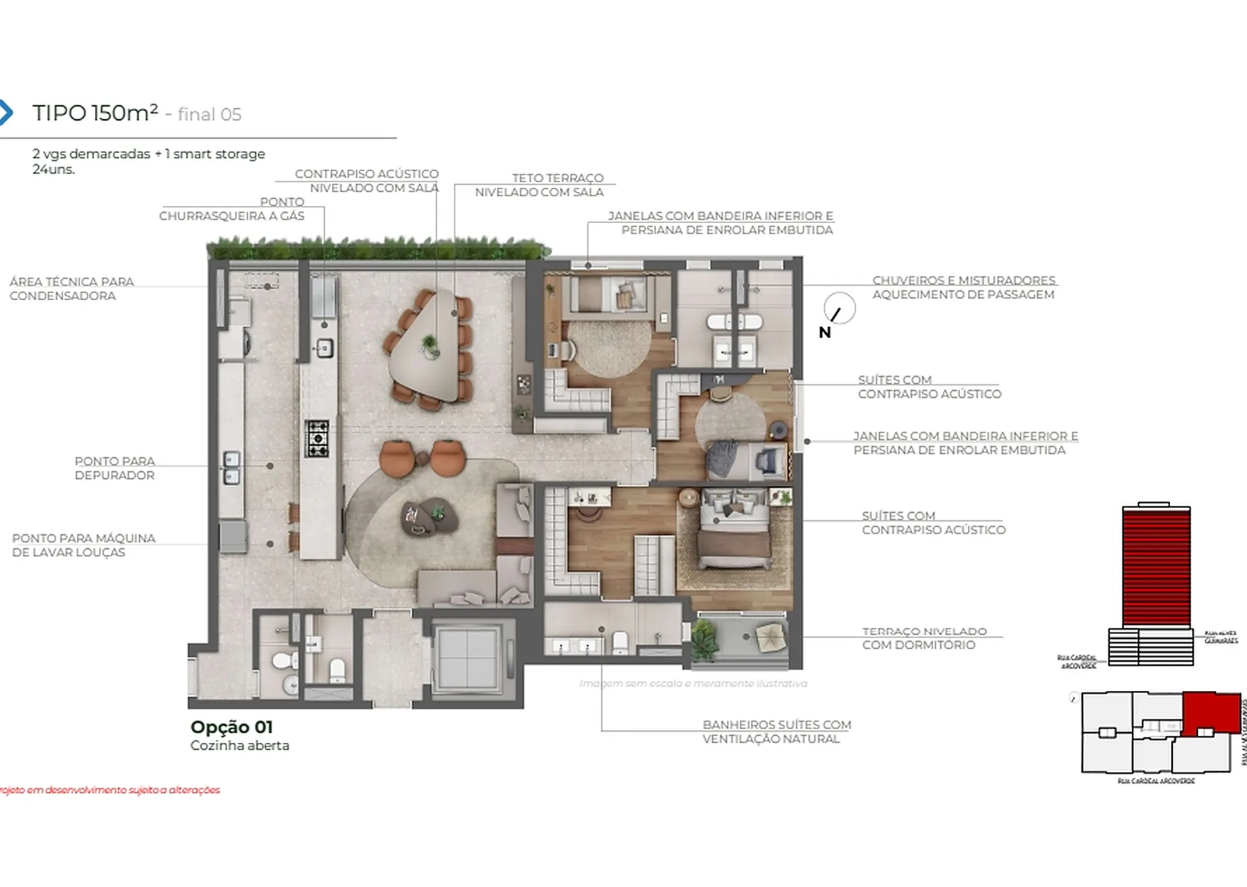 Planta 150 m²